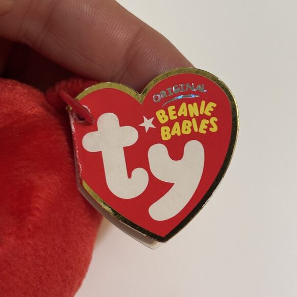 Ty Beanie Baby Carl Edwards Bear MWMT 2007 Nascar #99 Office Depot Giftable EUC - Picture 6 of 12